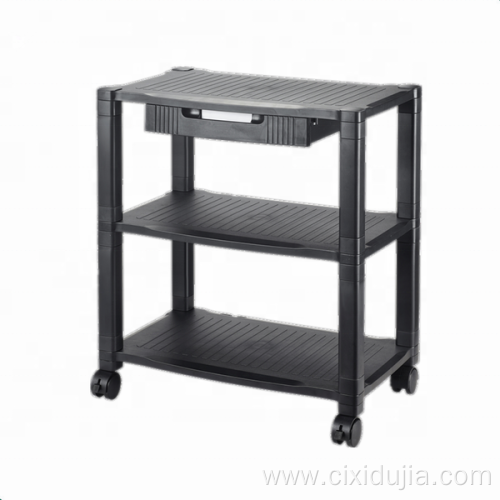 Extra wide size plastic printer cart
